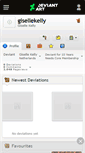 Mobile Screenshot of gisellekelly.deviantart.com