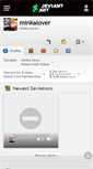 Mobile Screenshot of minkalover.deviantart.com