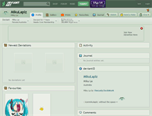 Tablet Screenshot of mikulaplz.deviantart.com