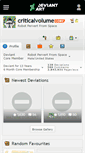 Mobile Screenshot of criticalvolume.deviantart.com