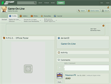 Tablet Screenshot of game-on-line.deviantart.com
