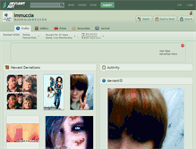 Tablet Screenshot of immuccia.deviantart.com