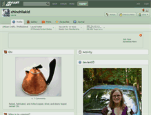 Tablet Screenshot of chinchilakid.deviantart.com