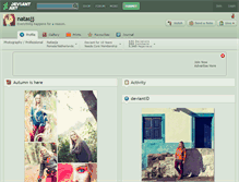 Tablet Screenshot of natasjj.deviantart.com