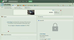 Desktop Screenshot of a-tin-sheep.deviantart.com