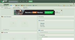 Desktop Screenshot of gokuplz.deviantart.com