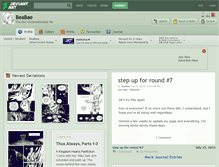 Tablet Screenshot of beabae.deviantart.com