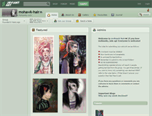 Tablet Screenshot of mohawk-hair.deviantart.com