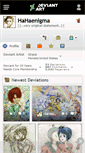 Mobile Screenshot of hahaenigma.deviantart.com