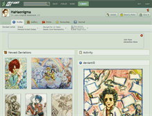 Tablet Screenshot of hahaenigma.deviantart.com