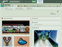 Tablet Screenshot of doll-haus.deviantart.com