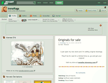 Tablet Screenshot of ireneroga.deviantart.com
