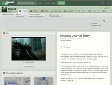 Tablet Screenshot of beus-b.deviantart.com