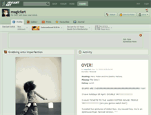 Tablet Screenshot of magicfart.deviantart.com