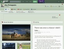 Tablet Screenshot of misc-photography.deviantart.com