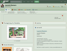 Tablet Screenshot of laurent-romero.deviantart.com
