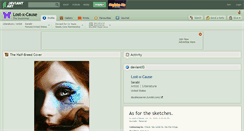 Desktop Screenshot of lost-x-cause.deviantart.com