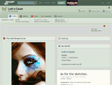 Tablet Screenshot of lost-x-cause.deviantart.com
