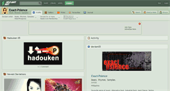 Desktop Screenshot of exact-psience.deviantart.com
