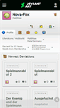 Mobile Screenshot of nova-fox.deviantart.com