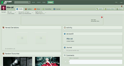 Desktop Screenshot of mia-cat.deviantart.com