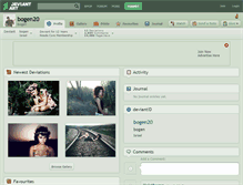 Tablet Screenshot of bogen20.deviantart.com