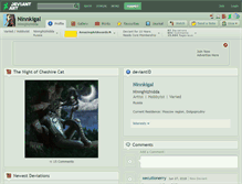 Tablet Screenshot of ninnkigal.deviantart.com