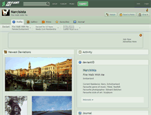 Tablet Screenshot of narcisista.deviantart.com