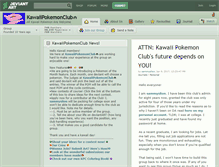 Tablet Screenshot of kawaiipokemonclub.deviantart.com