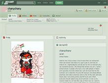 Tablet Screenshot of chanychany.deviantart.com