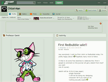 Tablet Screenshot of chizel-man.deviantart.com