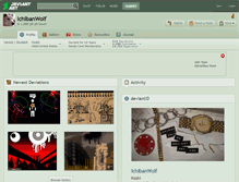 Tablet Screenshot of ichibanwolf.deviantart.com