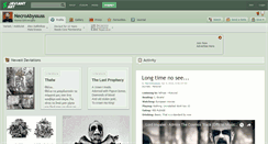 Desktop Screenshot of necroabyssuss.deviantart.com