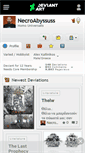 Mobile Screenshot of necroabyssuss.deviantart.com