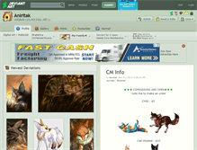 Tablet Screenshot of aniritak.deviantart.com