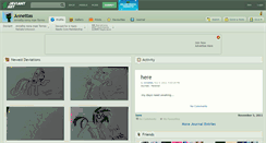 Desktop Screenshot of annettas.deviantart.com