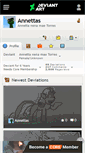 Mobile Screenshot of annettas.deviantart.com