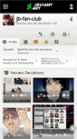 Mobile Screenshot of jb-fan-club.deviantart.com