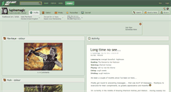 Desktop Screenshot of lupinemagic.deviantart.com
