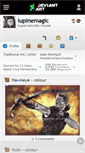 Mobile Screenshot of lupinemagic.deviantart.com