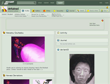 Tablet Screenshot of deltalead.deviantart.com