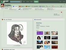 Tablet Screenshot of kisufairy.deviantart.com