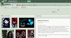 Desktop Screenshot of mystikalxox.deviantart.com