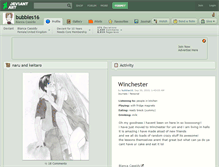 Tablet Screenshot of bubbles16.deviantart.com