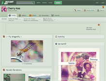 Tablet Screenshot of cherry-kee.deviantart.com