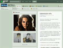Tablet Screenshot of idol-fans.deviantart.com