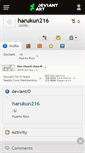 Mobile Screenshot of harukun216.deviantart.com