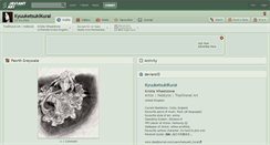 Desktop Screenshot of kyuuketsukikurai.deviantart.com