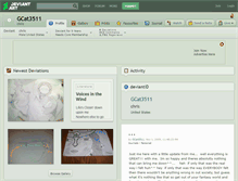Tablet Screenshot of gcat3511.deviantart.com