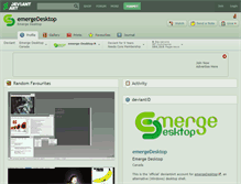 Tablet Screenshot of emergedesktop.deviantart.com